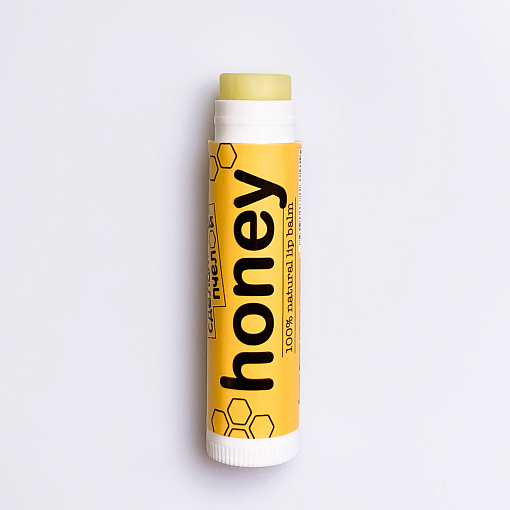 Сделанопчелой, натуральный бальзам для губ с пчелиным воском "HONEY"