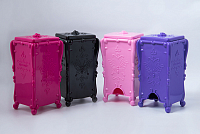 TNL, пластиковый контейнер для безворсовых салфеток (розовый)