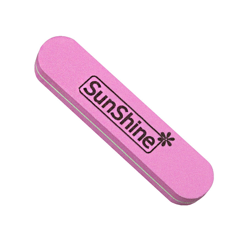 SunShine, пилка для шлифовки мини розовая S14PK-M (100/180), 20 шт
