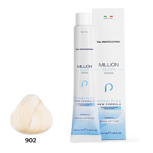 TNL, Million Gloss - крем-краска для волос (902 Осветляющий фиолетовый), 100 мл
