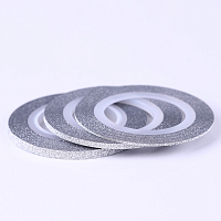 Матовая лента для дизайна (серебро, 1мм)