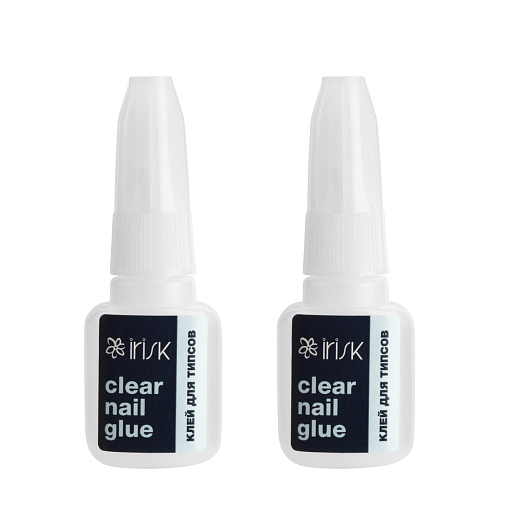 Irisk, Clear Nail Glue - набор клей для типсов (2 шт по 10 гр)
