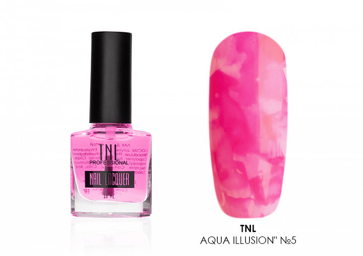 TNL, краска для акварельной техники (капельки) "Aqua Illusion" (№5, розовая), 10 мл