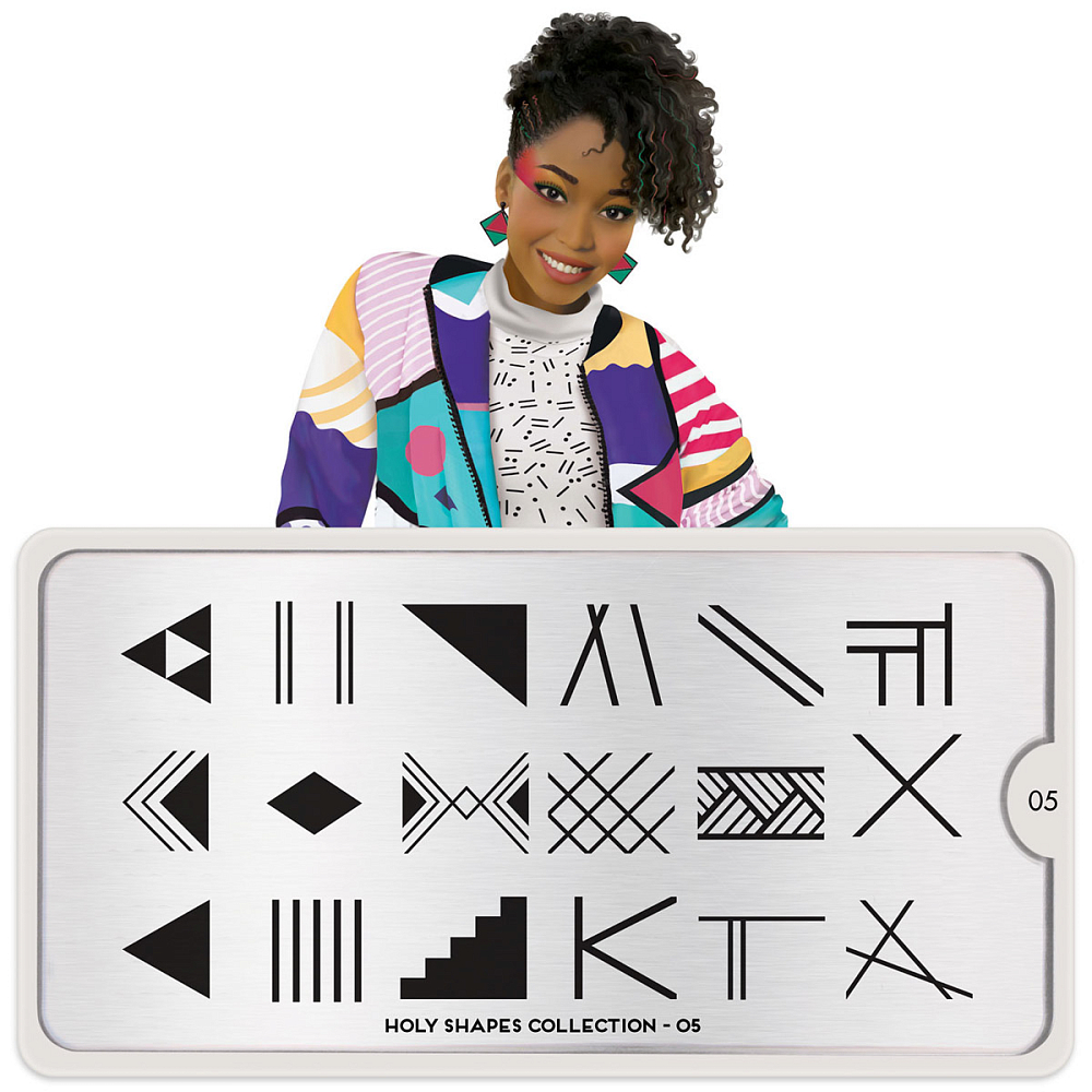 MoYou London, плата для стемпинга (Holy Shapes 05)