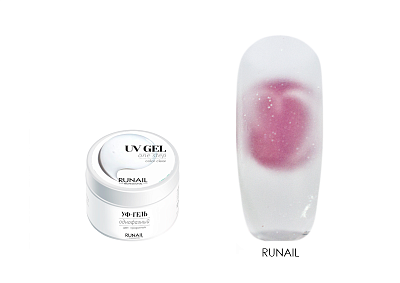 

RuNail, однофазный уф-гель (прозрачный), 30 г, Прозрачный или прозрачный с блестками