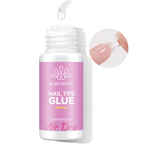 Born Pretty, Odorless Nail Tips Glue - клей для ногтей (без запаха), 7 мл