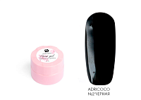 Adricoco, гель-краска для дизайна (№2 черная), 6 мл