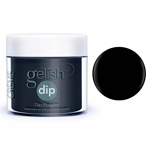 Gelish, DIP Powder - акриловая пудра "Black Shadow", 23 гр