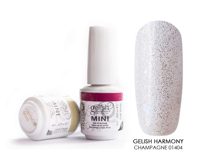 УЦЕНКА, Gelish Harmony, гель-лак mini (Champagne 01404), 9 мл
