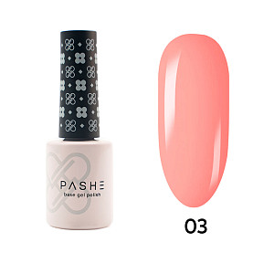 PASHE, Angel Color Base - жесткая цветная база для гель-лака №03, 9 мл