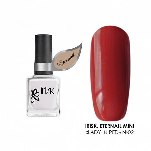 Irisk, Eternail mini Lady in Red - лак на гелевой основе (02 Janet), 8 мл