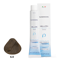 TNL, Million Gloss - крем-краска для волос (6.0 Темный блонд), 100 мл