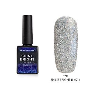 TNL, гель-лак светоотражающий Shine bright (№01), 10 мл