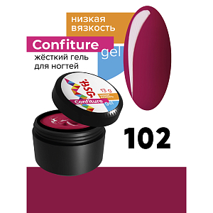 BSG, Confiture - жёсткий гель для наращивания №102 (низкая вязкость), 13 гр