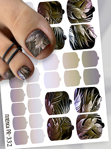 Anna Tkacheva, наклейки пленки для педикюра PR-332