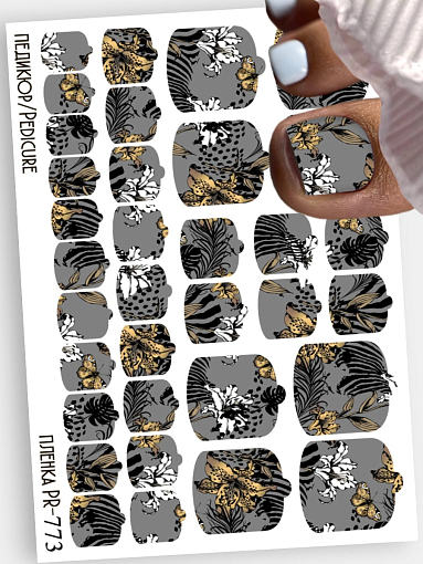 Anna Tkacheva, наклейки пленки для педикюра PR-773 Anna Tkacheva, наклейки пленки для педикюра PR-773