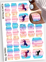 Anna Tkacheva, наклейки пленки для педикюра PR-798
