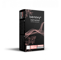 Benovy, Vinyl - перчатки виниловые (прозрачные, M), 50 пар