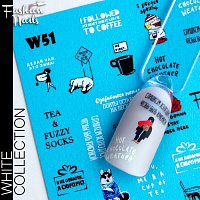 Fashion Nails, слайдер-дизайн "White" №51