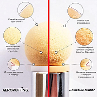 Aeropuffing Stick with 2 Sponge - стилус-держатель для спонжа с двумя спонжами