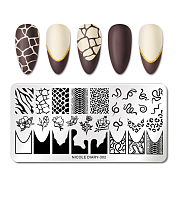 Пластина для стемпинга 12*6 см (ND-302)