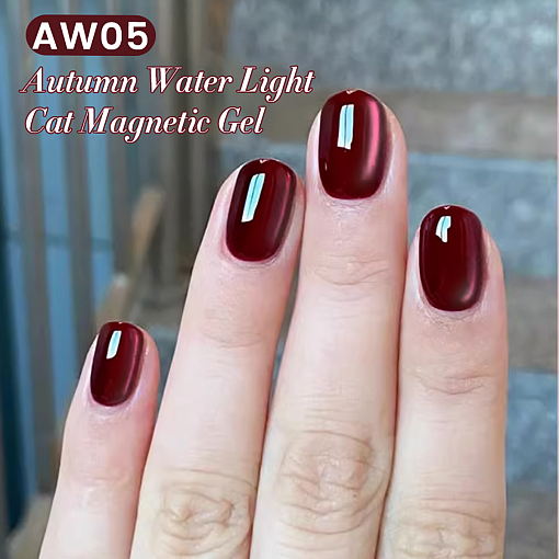 Born Pretty, Autumn Water Light Cat Magnetic Gel - магнитный гель-лак "кошачий глаз" AW05, 10 мл