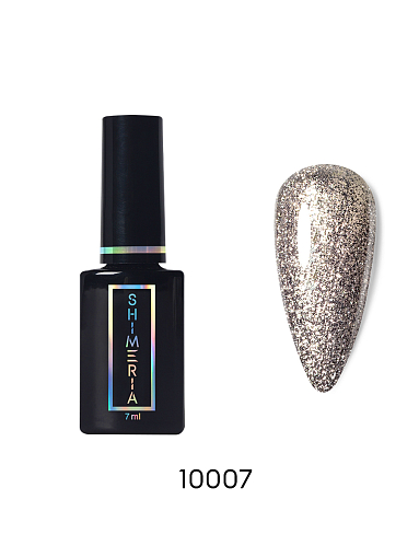 RuNail, набор №160 гель-лак с фольгированным сиянием Shimeria Lurex (7 оттенков по 7 мл)