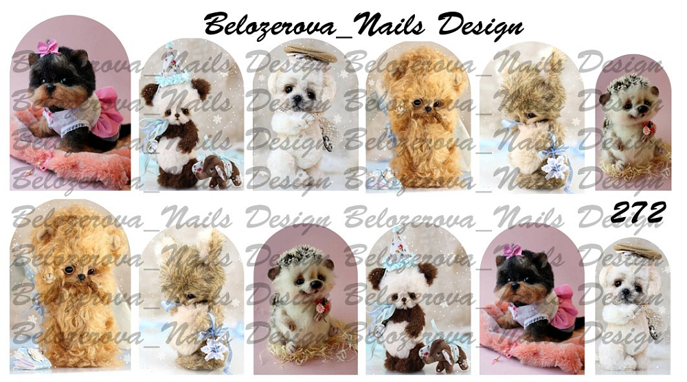 Слайдер-дизайн Belozerova Nails Design на прозрачной пленке (272) Слайдер-дизайн Belozerova Nails Design на прозрачной пленке (272)