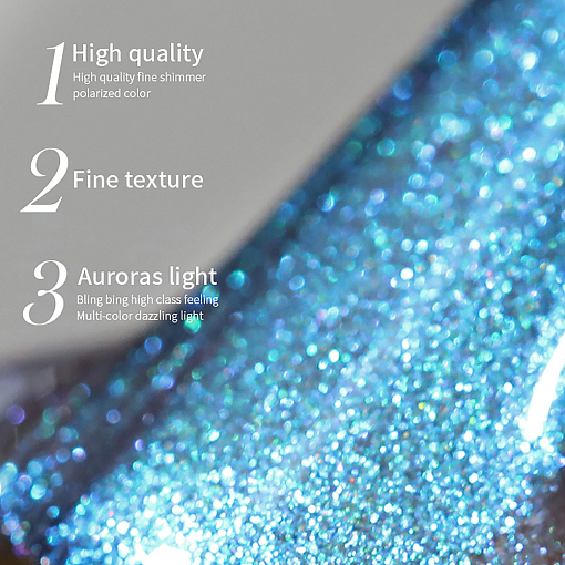 Born Pretty, Auroras Cat Magnetic Gel - светоотражающий гель-лак "кошачий глаз" AC-01 , 10 мл