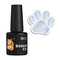 Irisk, Korean Cat - магнитный гель-лак "кошачий глаз" №15 (Blue Glow), 10 мл