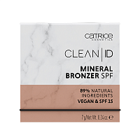 Catrice, Clean Id Mineral Bronzer Spf - бронзер (020 Medium/Dark бронзовый)