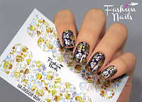 Fashion Nails, слайдер-дизайн "Galaxy" №37