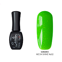 Serebro, гель-лак Neon shine (№02), 11 мл
