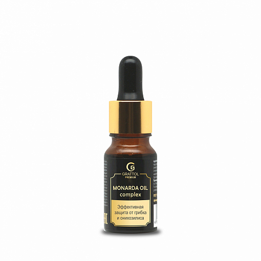 Grattol Premium, Cuticle oil monarda - комплекс с маслом монарды, 10 мл