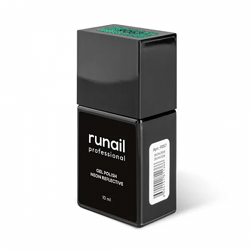 RuNail, гель-лак неоновый светоотражающий №9057, 10 мл