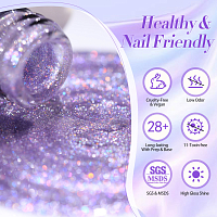 Born Pretty, Auroras Cat Magnetic Gel - набор гель-лак "кошачий глаз" и магнит для гель-лака, 15 мл