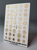 Anna Tkacheva, 3D хрустальный слайдер 3D-094 (gold crystal)