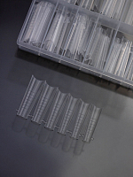 Обратные многоразовые формы для наращивания ногтей "Арочный квадрат" (40610), 120 шт