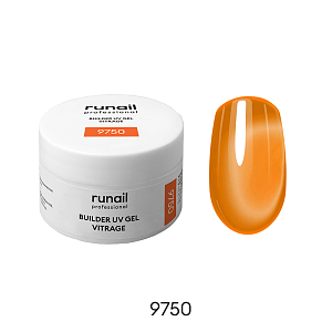 RuNail, BUILDER UV GEL VITRAGE - моделирующий УФ-гель витражный №9750, 15 гр