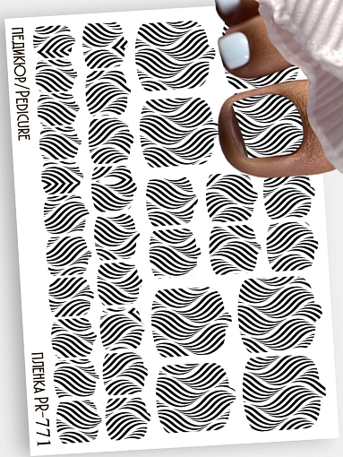 Anna Tkacheva, наклейки пленки для педикюра PR-771 Anna Tkacheva, наклейки пленки для педикюра PR-771