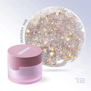 I am, гель-лак с эффектом Marry me №12, 5 мл