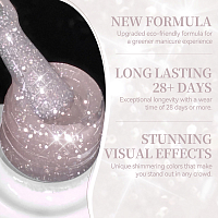 Born Pretty, Reflective Glitter Gel Polish - гель-лак светоотражающий SZ53, 10 мл