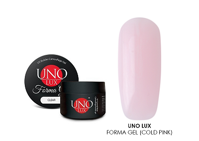Uno Lux, Forma Gel - моделирующий камуфлирующий гель (Cold Pink), 15 гр