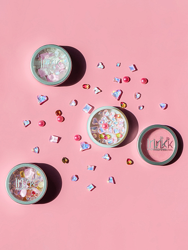 Irisk, набор №30 декора Cristal color в баночках, 3 шт