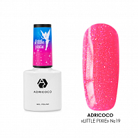 Adricoco, Little Pixie - гель-лак светоотражающий №19 (электрический розовый), 8 мл