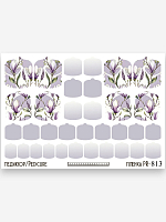 Anna Tkacheva, наклейки пленки для педикюра PR-813