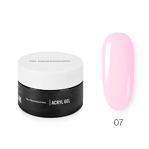 TNL, Acryl Gel - полигель камуфлирующий №07 (ярко-розовый), 50 мл