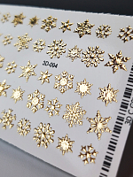 Anna Tkacheva, 3D хрустальный слайдер 3D-094 (gold crystal)