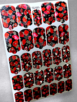 Anna Tkacheva, фольгированные наклейки пленки для дизайна ногтей SG-035