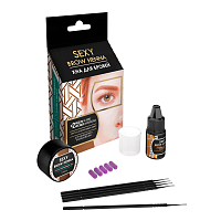 Innovator Cosmetics, Sexy Brow Henna -набор для домашнего использования (светло-коричневый, 5 капс.)